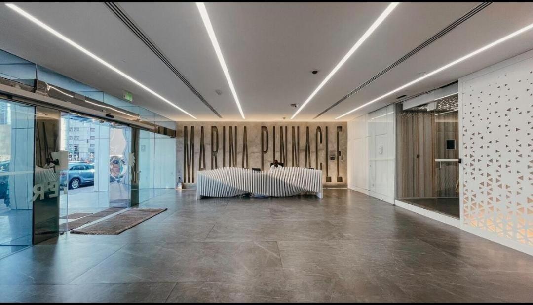 High Floor With City Skyline & Burj Khalifa View 3 Bedroom Unit Marina ドバイ エクステリア 写真